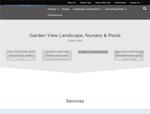 Tablet Screenshot of garden-view.com